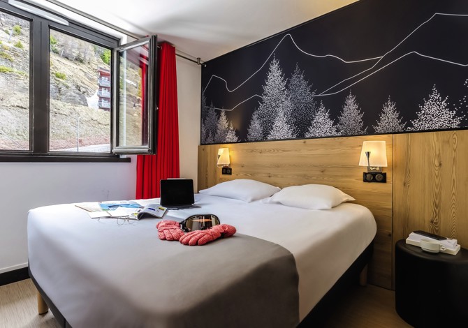 Premium 2 chambres 4 personnes Vue pour 1 adulte en Pension complète - Belambra Clubs Avoriaz - Les Cimes du Soleil - Tout Compris - Avoriaz