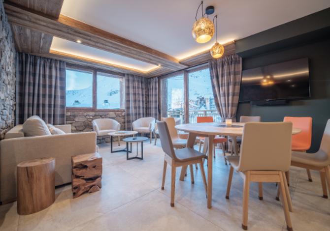 3 Pièces 6/8 Personnes avec cabine - Résidence Yéti - Tignes 2100 Le Lac