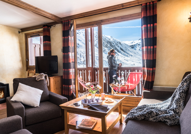 3 Chambres 8 personnes - Cabine et sauna - Résidences Village Montana 4* - Tignes 2100 Le Lac