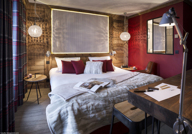 Chambre 5 personnes Privilège en demi pension - Hôtel Village Montana 4* - Tignes 2100 Le Lac