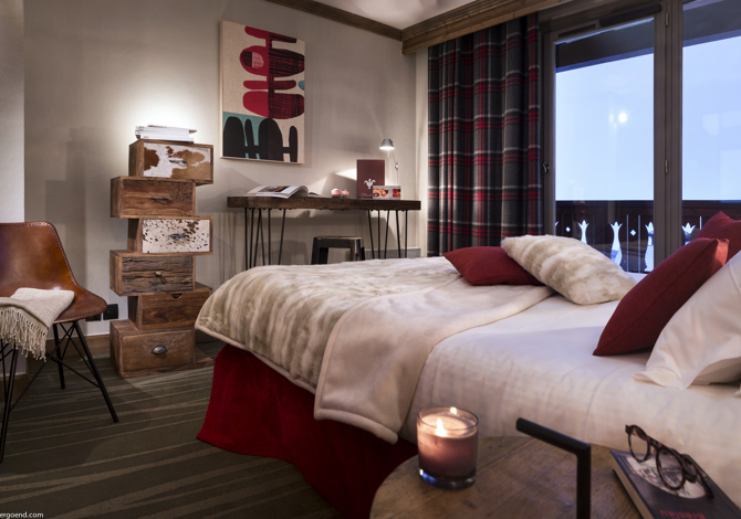 Chambre 5 personnes Privilège Vue montagne en demi pension - Hôtel Village Montana 4* - Tignes 2100 Le Lac