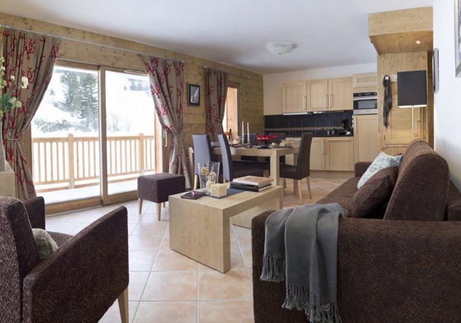 4 Pièces 6/8 personnes - Résidence CGH & SPA - Les Chalets de Flambeau 4* - Val Cenis Les Champs