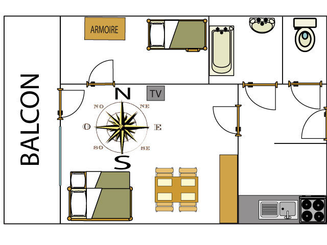 Appartements HAMEAU DU BORSAT 3 - Tignes Val Claret