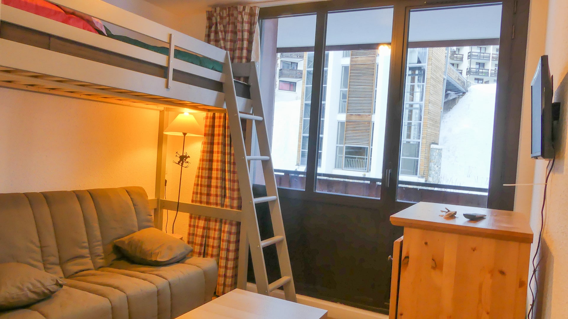 Studio 3 personnes - travelski home choice - Appartements ROND POINT DES PISTES A - Tignes Val Claret