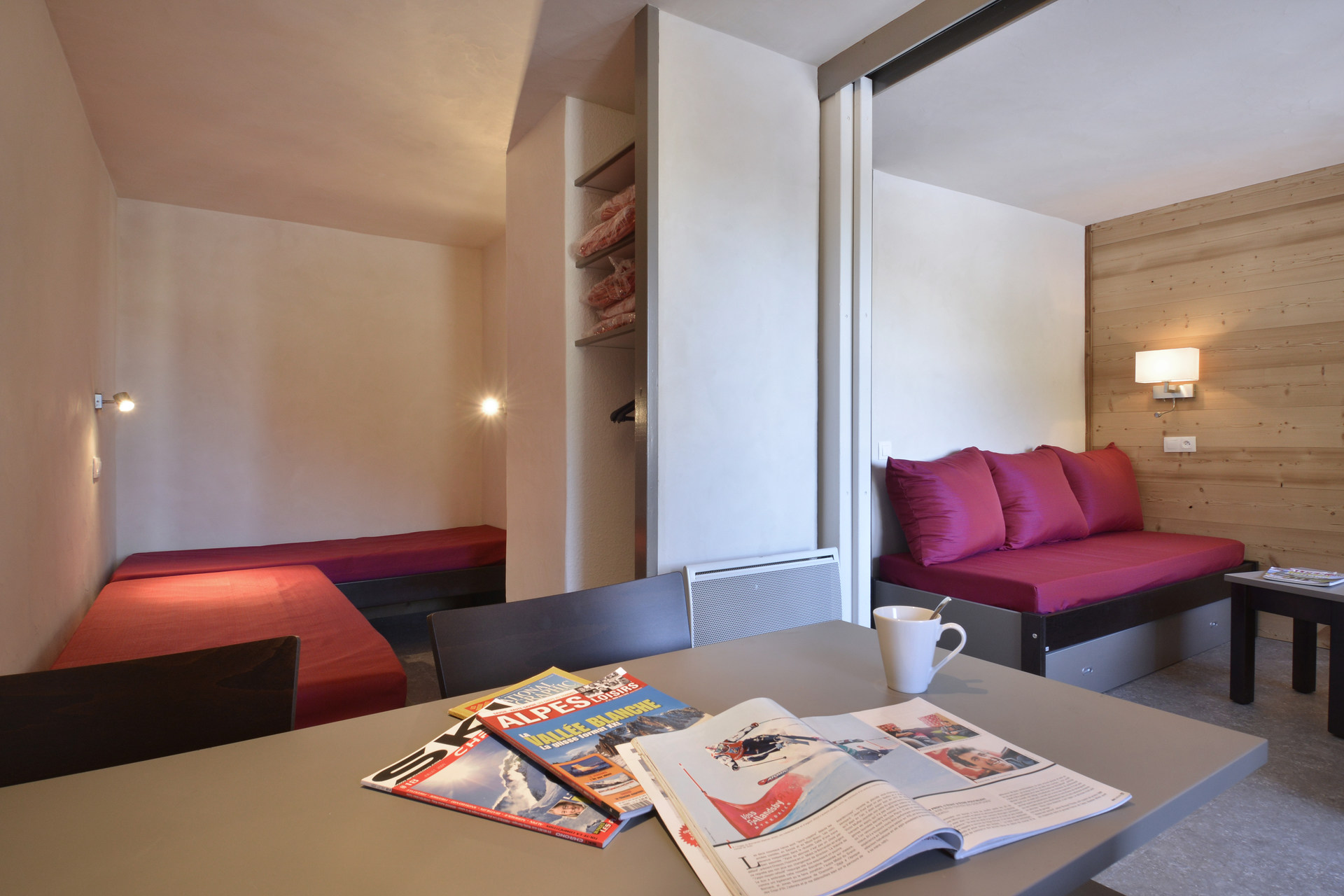 Studio 4 personnes Confort - travelski home choice - Appartements RESIDENCE 3000 - Plagne Bellecôte