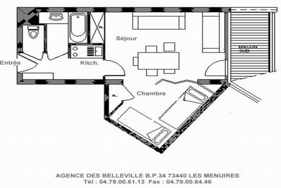 Appartements CHAVIERE - Les Menuires Croisette