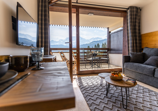 Studio 2 Personnes - Résidence Terresens Les Roches Blanches - Combloux