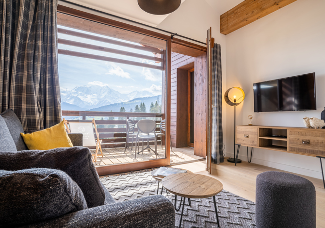 2 Pièces 4 Personnes - Résidence Terresens Les Roches Blanches - Combloux