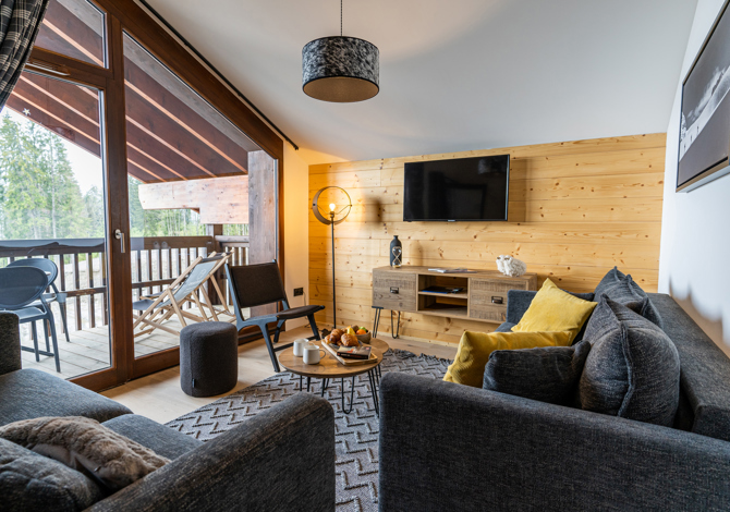 3 Pièces 8 Personnes Premium avec cabine - Résidence Terresens Les Roches Blanches - Combloux