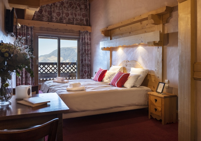 Chambre 3 Personnes Premium avec balcon - Hôtel Lagrange Vacances Les Cascades 3* - Courchevel 1650