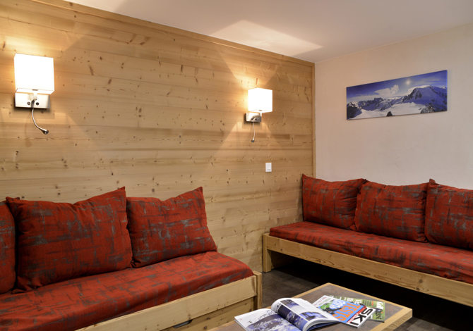 2 Pièces divisible 5 personnes 705 vue vallée - travelski home select - Résidence Saint Jacques - Plagne Bellecôte