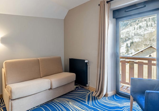 Chambre Supérieure Famille 4 Personnes en demi-pension - Hôtel Madame Vacances Les Cimes 3* - Vaujany