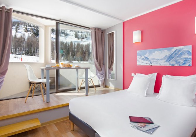 Studio 3 Personnes - Petit-déjeuner - SOWELL RESIDENCES Le New Chastillon 4* - Isola 2000