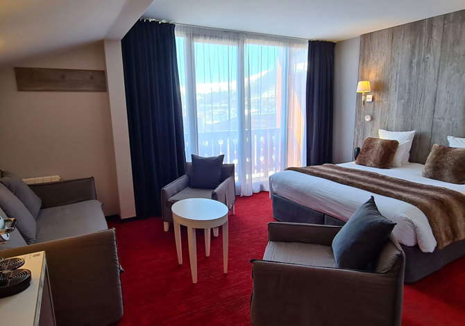 Suite Familiale 4 Personnes avec petit-déjeuner - Hôtel Le Pic Blanc 4* - Alpe d'Huez