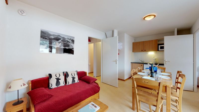 2 pièces 6 personnes vue montagne - Appartement Balcons B 026 - PARC NAT. VANOISE appart. 6 pers. - Val Cenis Termignon