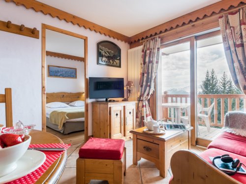 Appartement 5 personnes - 1 chambre + 1 coin nuit - Roselend Standard - Pierre & Vacances Résidence premium Les Alpages de Chantel - Les Arcs 1800