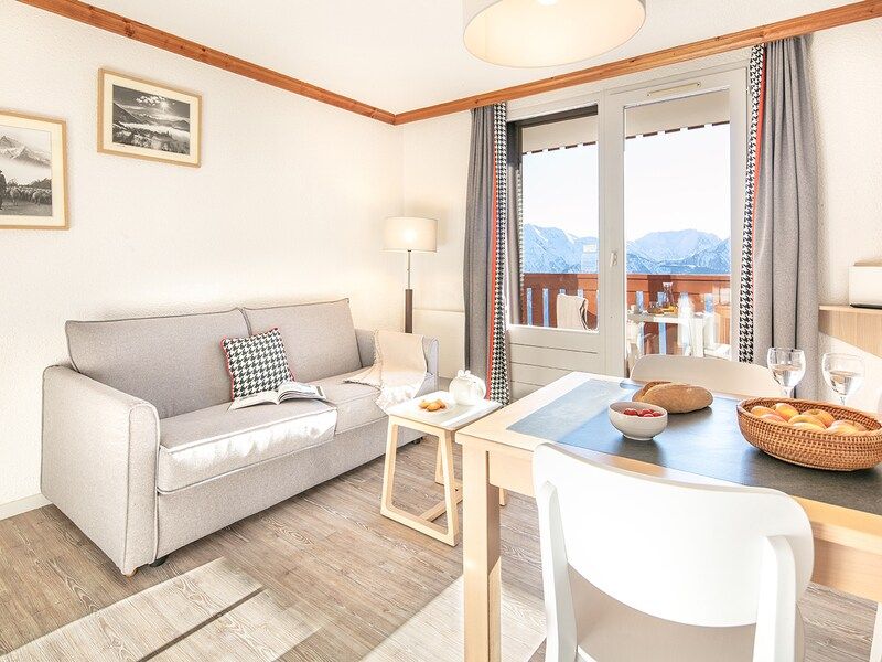 Appartement 6 personnes - 1 chambre + 1 coin nuit - Pierre & Vacances Résidence Les Bergers - Alpe d'Huez