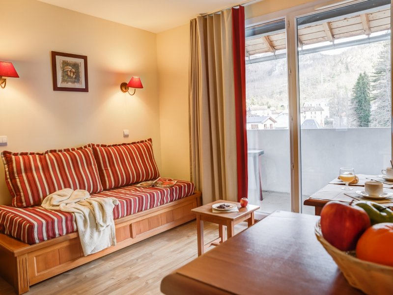 Appartement 6 personnes - 1 chambre + 1 coin nuit - Pierre & Vacances Résidence Les Trois Domaines - Ax les Thermes