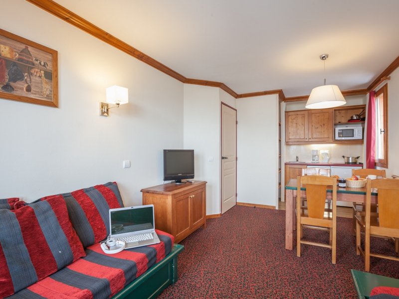 Appartement 5 personnes - 1 chambre - Pierre & Vacances Résidence La Marelle et Le Rami - Plagne - Montchavin 