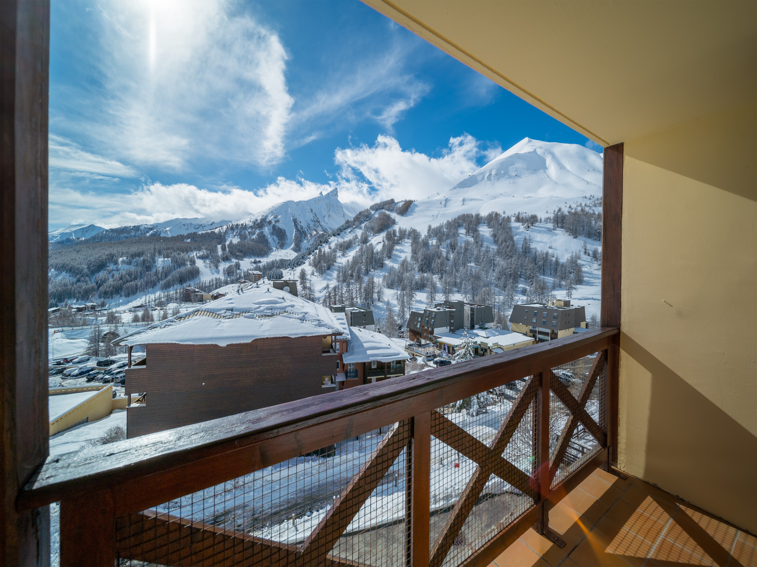 Studio 5 personnes vue montagne et vue pistes de ski - Studio PETIT OURS II 39 Studio montagne - 4 /5 pers - La Foux d'Allos