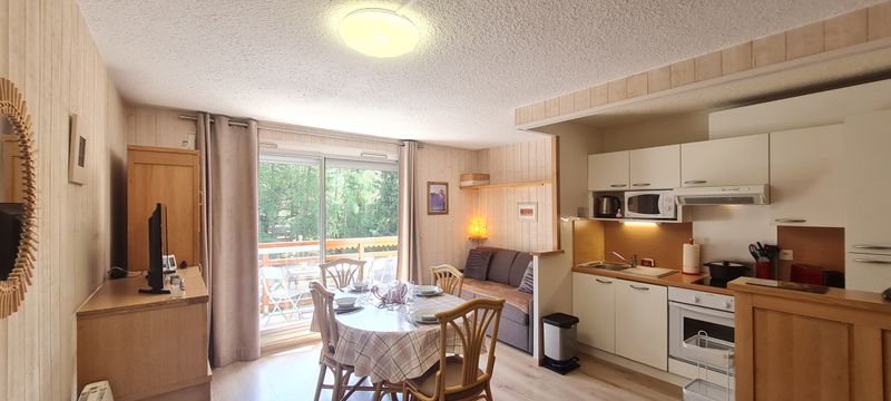 Studio 4 personnes vue jardin - Studio Montana 1 N°G4 - ST4 - Les Deux Alpes 1800
