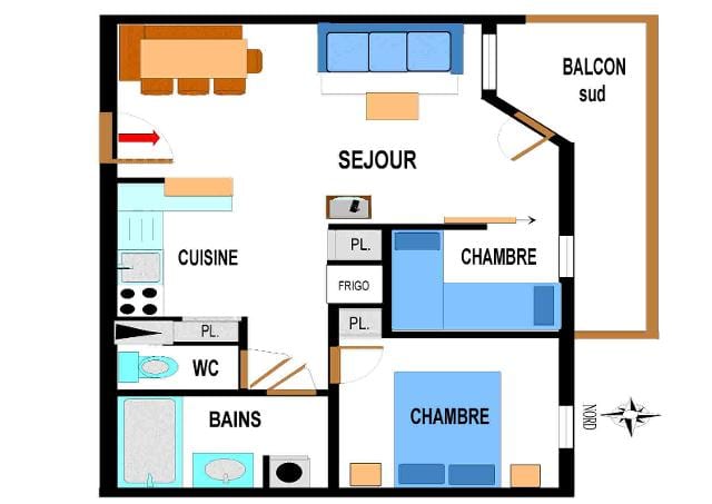 Appartements BONHEUR DES PISTES - Val Cenis Les Champs