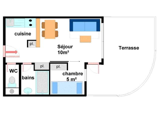 Appartements PIED DE PISTES - Val Cenis Lanslevillard