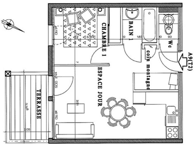 Appartement cosy 6 pers à Morillon 1100 avec balcon, WiFi et casier à skis FR-1-412-38 - Morillon 1100 Les Esserts