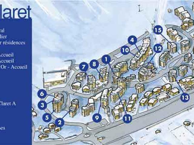Duplex 5 pièces, balcon sud, près des pistes et commerces à Tignes Val-Claret FR-1-449-62 - Tignes Val Claret