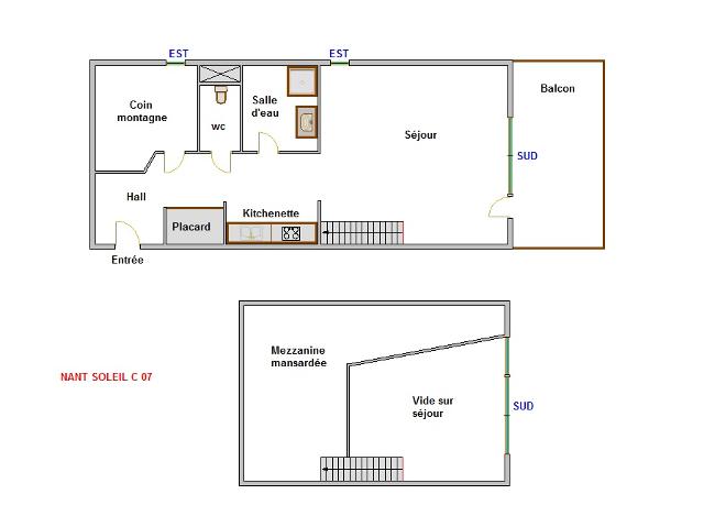 Appartements Nant Soleil C - La Clusaz