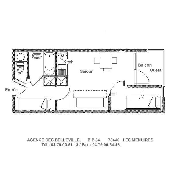 travelski home choice - Appartements CARLINES II - Les Menuires Bruyères