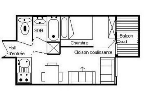 Appartements BOEDETTE D - Les Menuires Reberty 1850