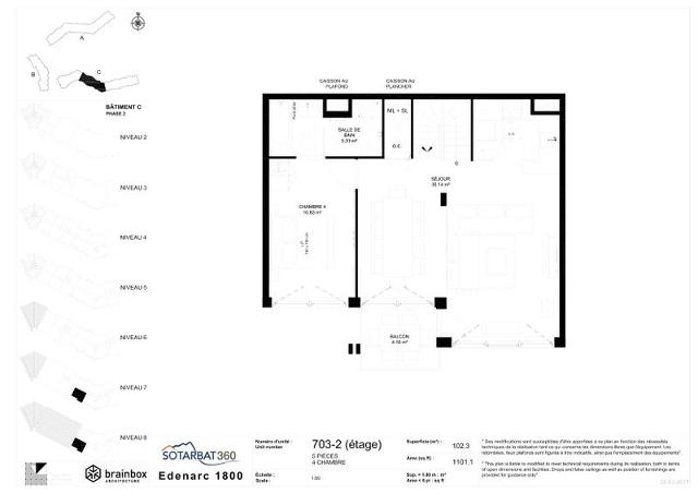 Duplex Les monarques - Les Arcs 1800