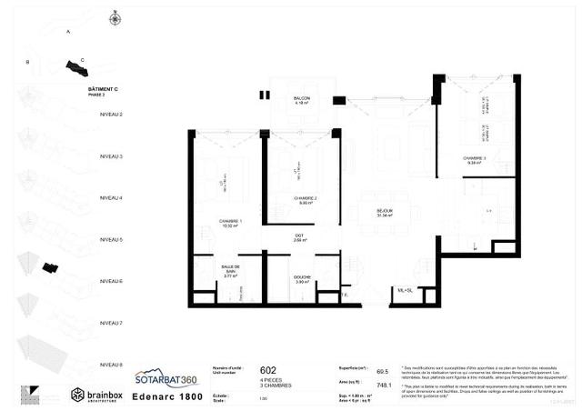 Appartement Les monarques - Les Arcs 1800