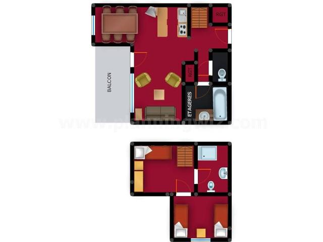 Appartement Le zig zag - Plagne - Les Coches