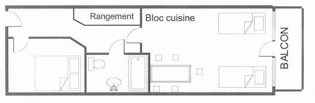 Appartement Le de 4 - Plagne - Les Coches