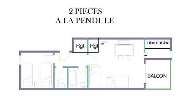 Appartements La Pendule - Plagne - Les Coches