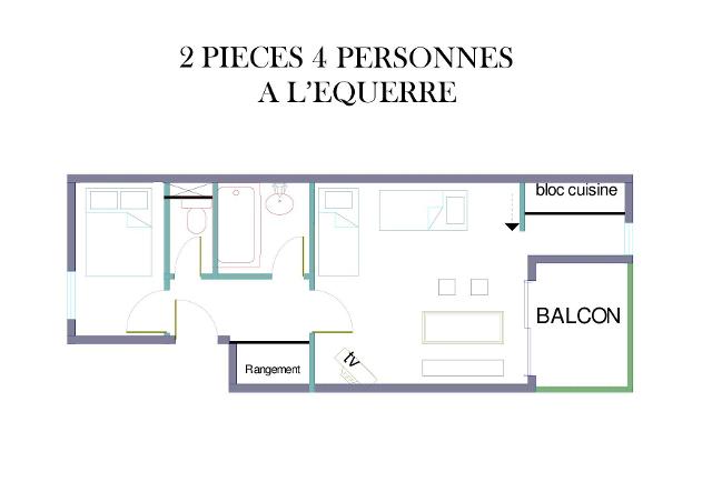 Appartement L'equerre - Plagne - Les Coches