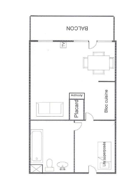 Appartement Le de 4 - Plagne - Les Coches