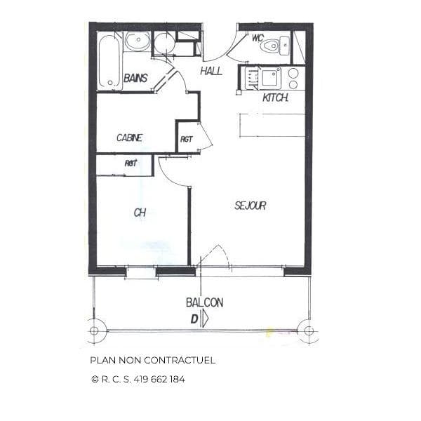 Appartements COURMAYEUR - Les Menuires Reberty 1850