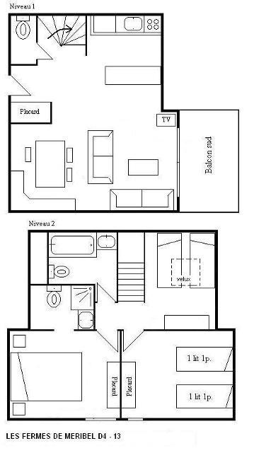 Appartement Diapason MRB280-D13 - Méribel Village 1400