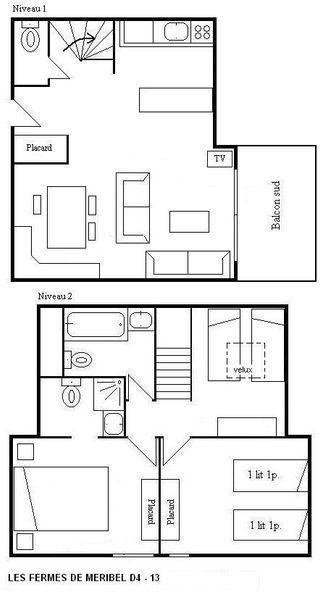 Appartement Diapason MRB280-D13 - Méribel Village 1400