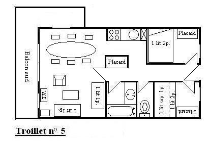 Appartement Troillet MRB690-005 - Méribel Centre 1600 