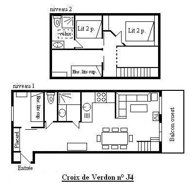 Appartement Croix De Verdon MRB200-0J4 - Méribel Centre 1600 