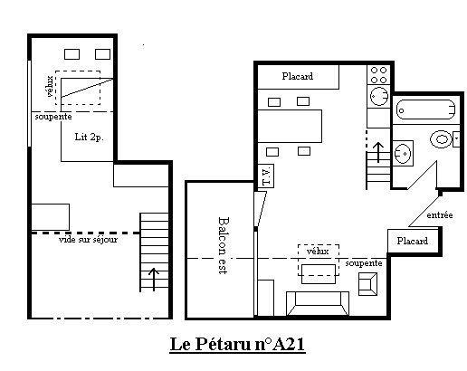 Appartement Petaru MRB540-A21 - Méribel Centre 1600 