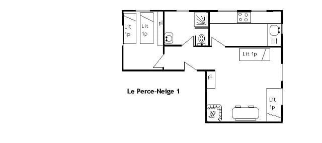 Appartement Perce Neige D'en Haut MRB510-001 - Méribel Centre 1600 