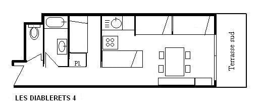 Appartement Diablerets MRB230-004 - Méribel Centre 1600 