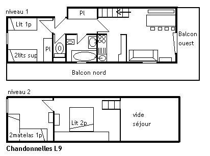 Appartement Chandonnelles 1 MRB100-M01 - Méribel Centre 1600 