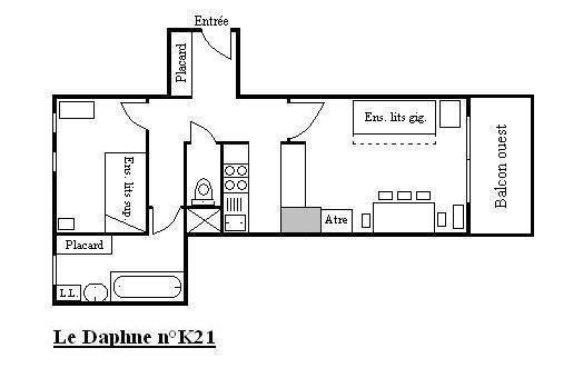 Appartement Daphne MRB210-K16 - Méribel Centre 1600 