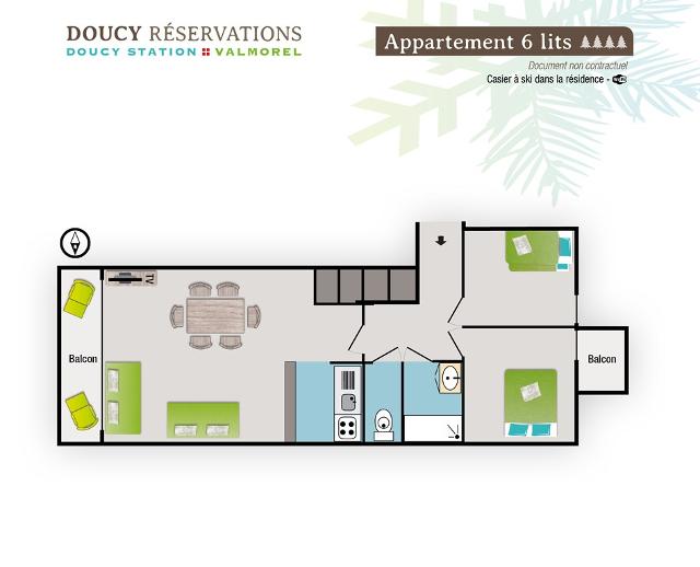 Appartement Le Sappey 3P6-S24 - Doucy
